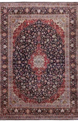 Persian Kashan Rug ~1968, Floral Design