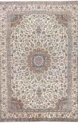 Persian Kashan Rug ~1971, Floral Design