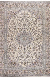 Persian Kashan Rug ~1991, Floral Design