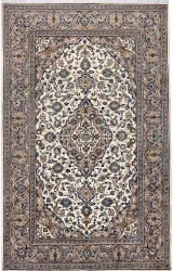 Persian Kashan Rug ~1995, Floral Design
