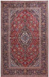Persian Kashan Rug ~1996, Floral Design