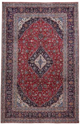 Persian Kashan Rug ~2000, Floral Design