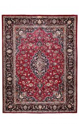 Persian Mashad Rug ~1991, Floral Design