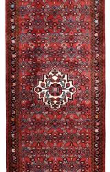 Persian Tribal Hamadan Rug ~1991, Geometric Design