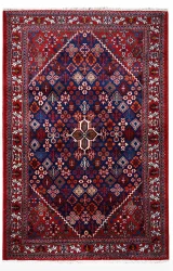 Persian Tribal Joshaqan Rug ~1995, Geometric Design