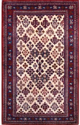Persian Tribal Joshegan Rug ~2000, Geometric Design