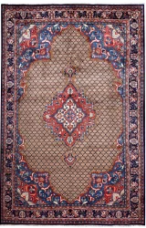 Persian Tribal Koliai Rug ~1990, Geometric Design