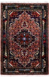 Persian Tribal Koliai Rug ~1999, Geometric Design