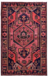 Persian Tribal Lori Rug ~1970, Geometric Design