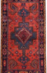 Persian Tribal Lori Rug ~1990, Nomadic Design
