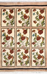 tribal-persian-rug-originated-from-bakhtiari-floral-design-new
