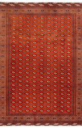 Tribal Persian Rug, Turkmen Ayane Gul Design ~1990