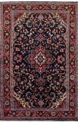 vintage-persian-rug-originated-from-hamadan-foyer-design-1990