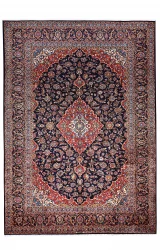 vintage-persian-rug-originated-from-kashan-medallion-floral-design-1980